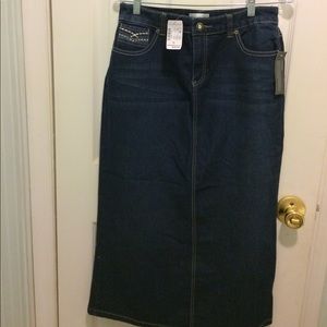 Christopher & Banks denim skirt
