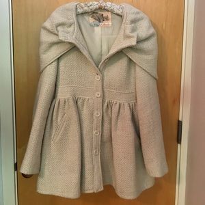 Urban Outfitter white winter coat