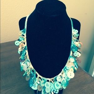 Button Necklace
