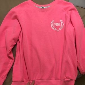 Victoria's Secret PINK bright pink sweatshirt