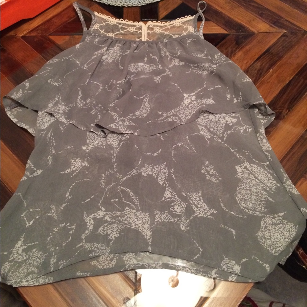 Sheer Floral Tank