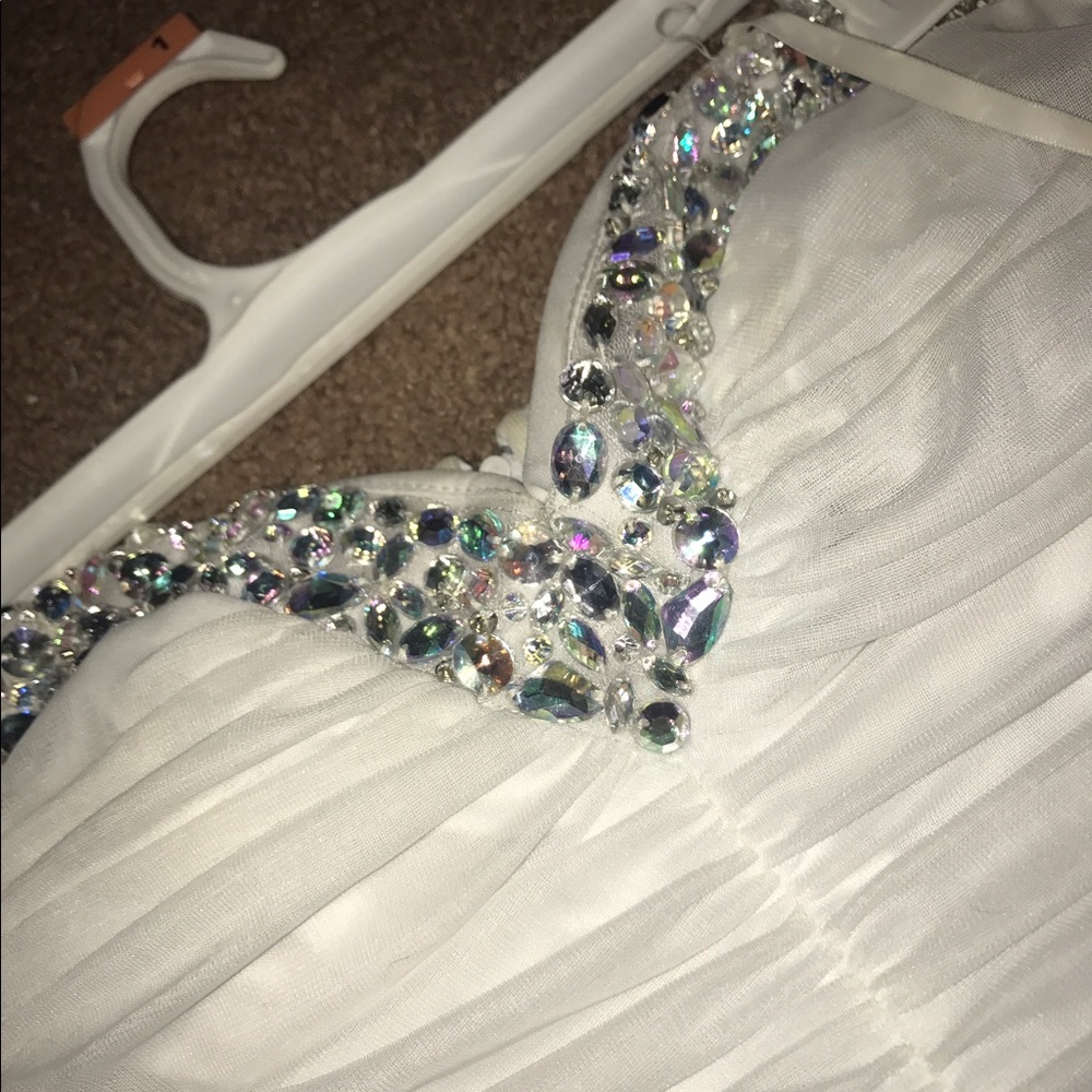 White homecoming/prom dress!