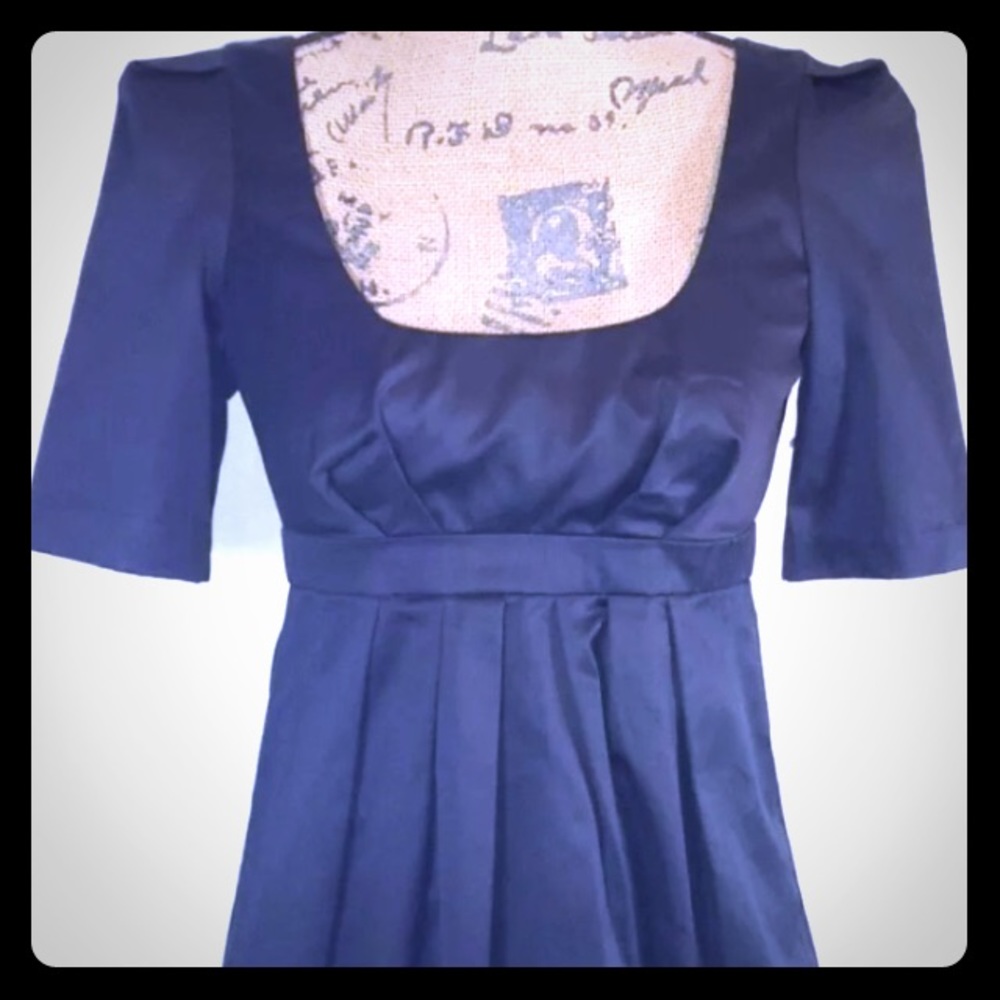French connection black empire dress NWOT