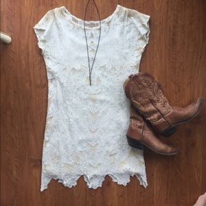 FREE PEOPLE Boho Shift Dress 👗✨