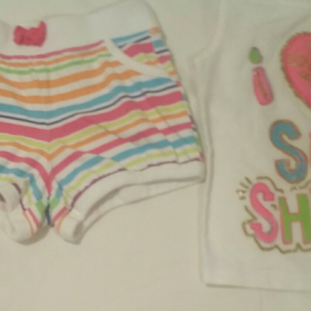 Girls 2 pc  multicolor outfit