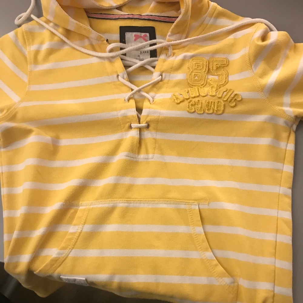 Tommy Hilfiger Girl Lace-up Neck Hoodie Sweater