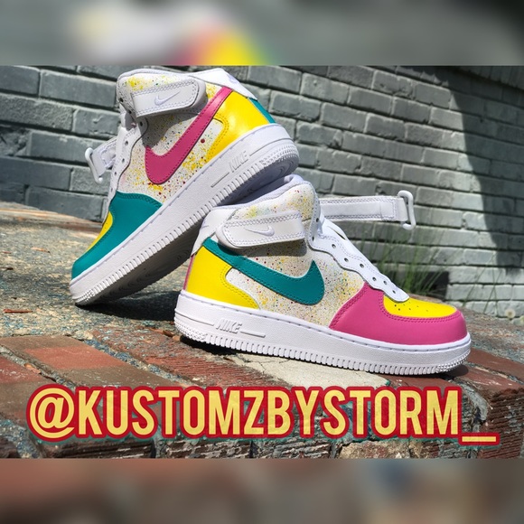Custom Nike Air Force 1 Bandana Paisley Print - Custom Nike  (Custom Sneakers) Air Force Ones