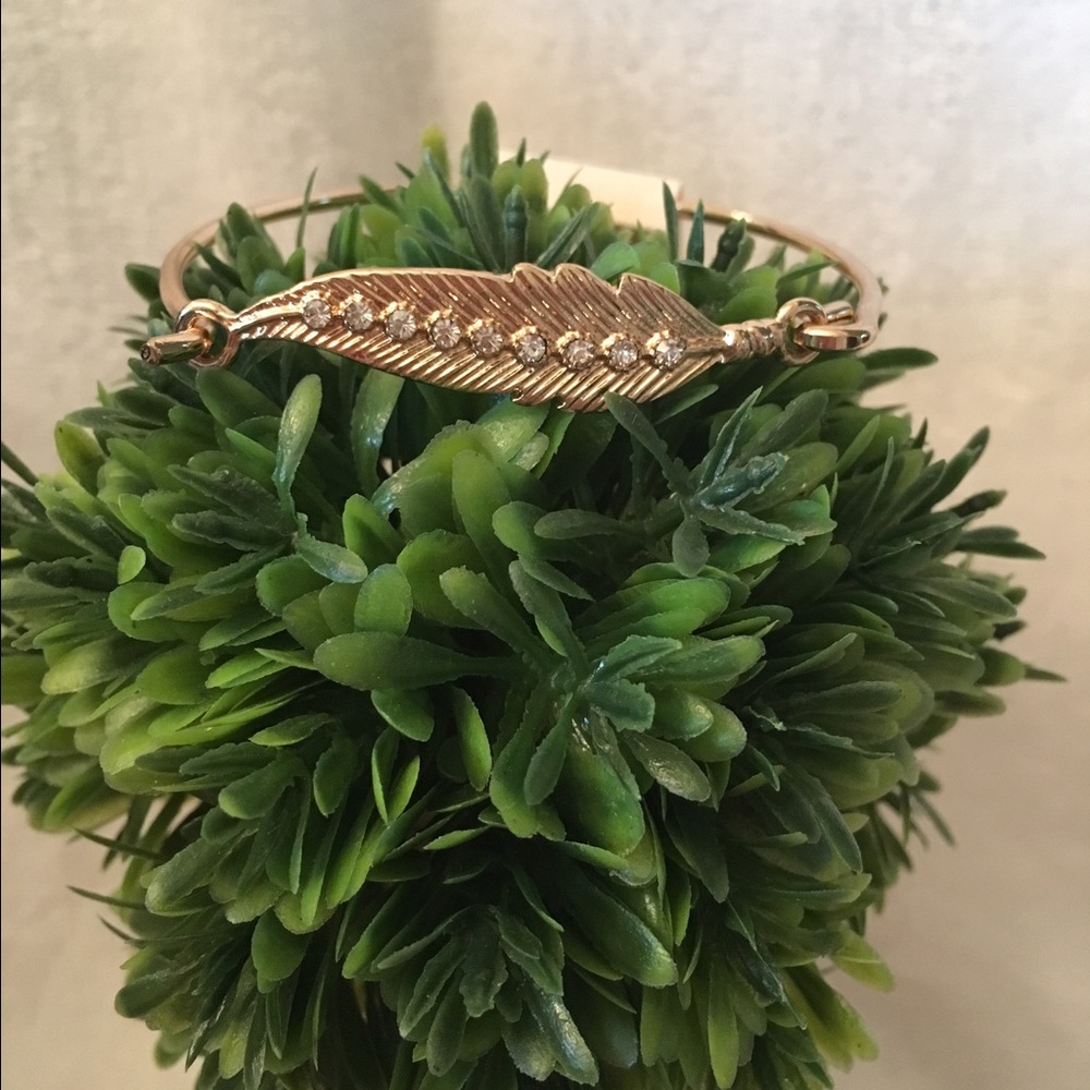 Gold Leaf Cuff Bracelet
