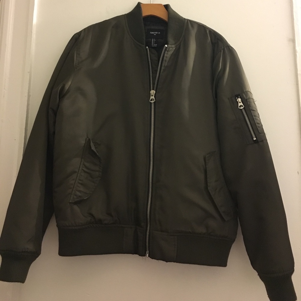 Olive Green bomber Jacket