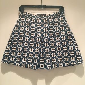 Zara Basic print mini skirt