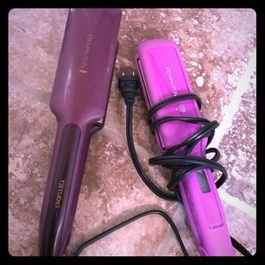 Set of 2 Remington straighteners