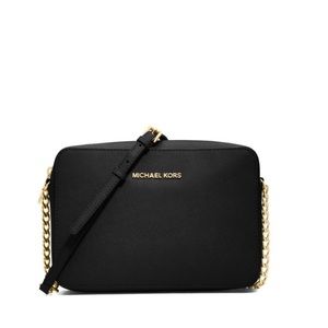Michael Kors jet set Large Leather Crossbody bag