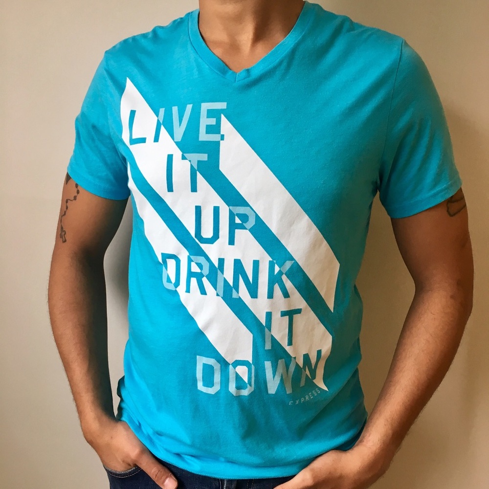 Express V neck T