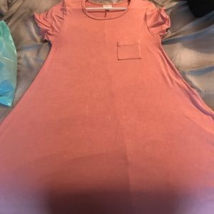 Used & Slightly Stained XS Carly- Rose Pink