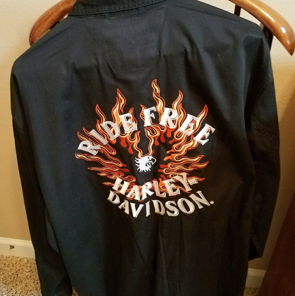 Harley Davidson Dress Shirt