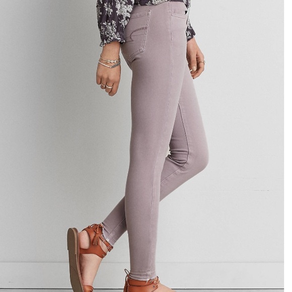 SOLD-American Eagle Sateen Jegging - Picture 2 of 5