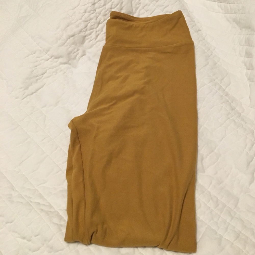 Gold/mustard os leggings