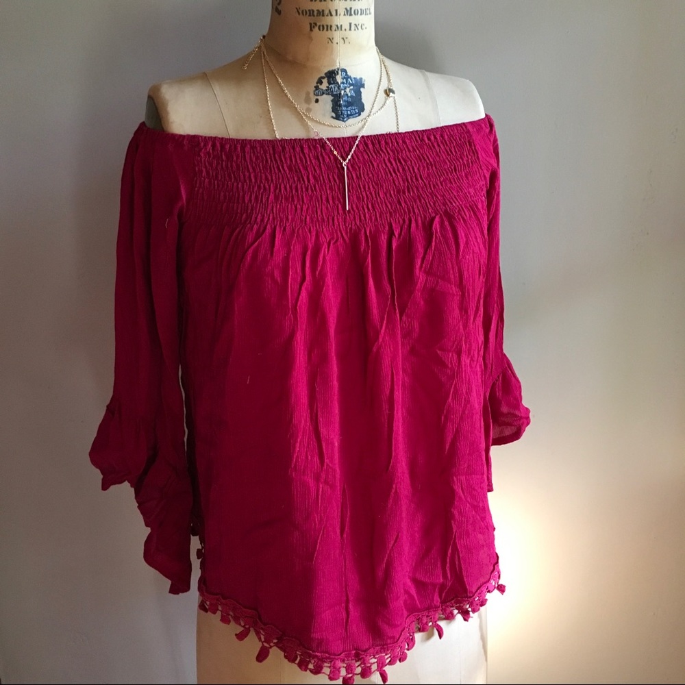 Boho Ruffle Bell Sleeve - Picture 4 of 8