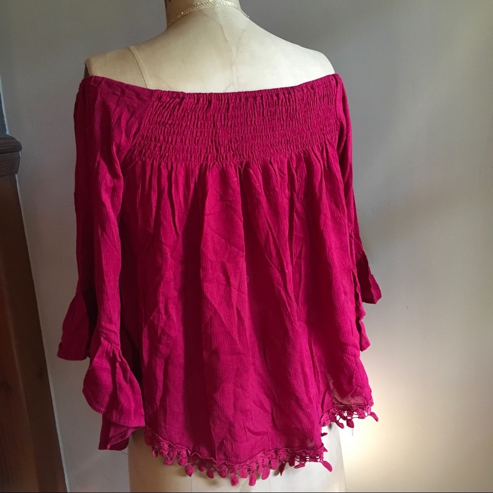 Boho Ruffle Bell Sleeve - Picture 7 of 8