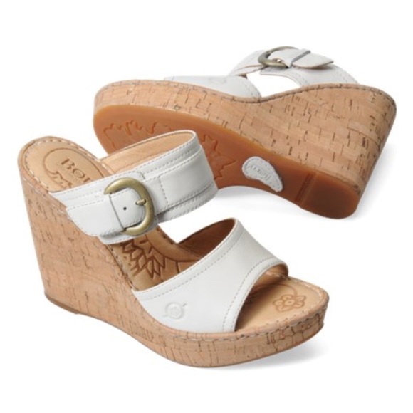 born orbit wedge sandals