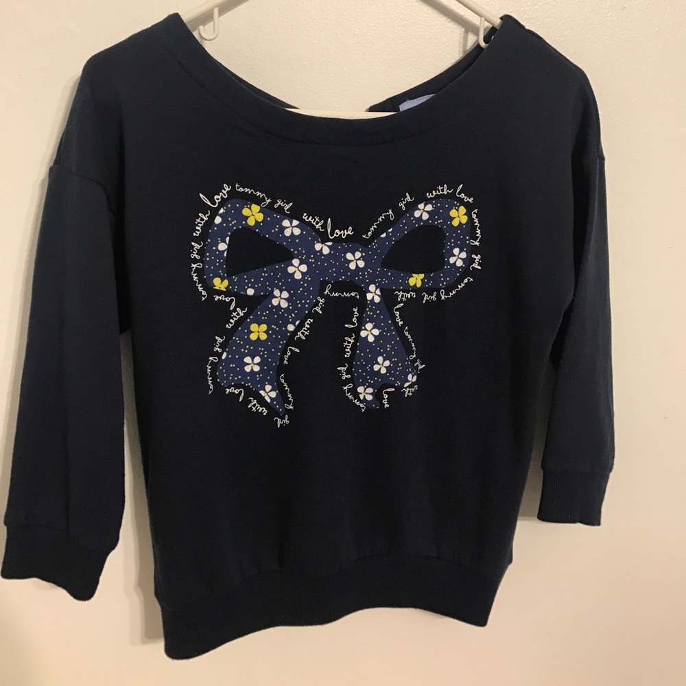 Tommy Girl 3/4 sleeve sweater