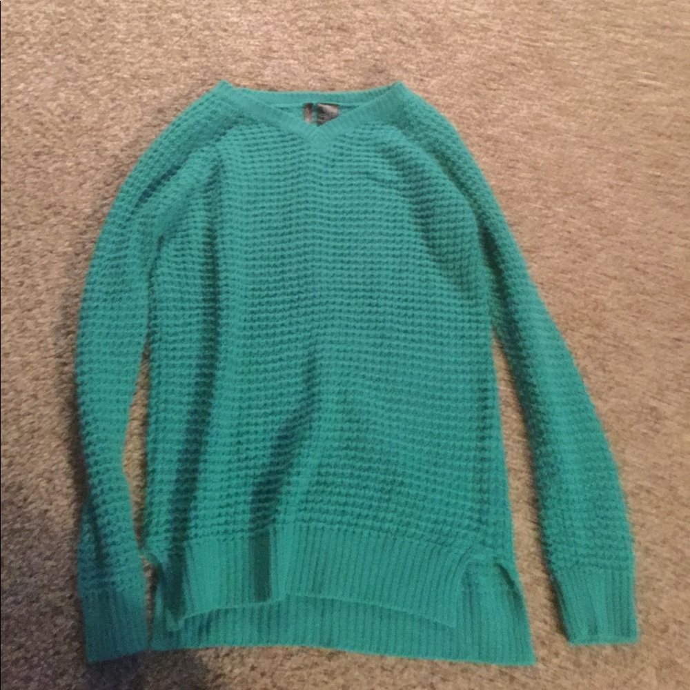 Green Children's Knit Sweater