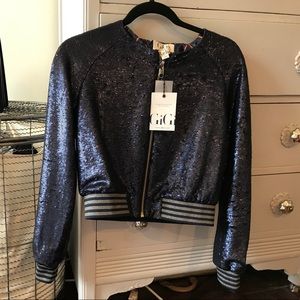 Gigi Hadid for Tommy Hilfiger Sequin bomber jacket