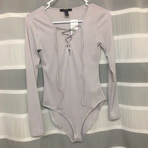NWT f21 long sleeve bodysuit