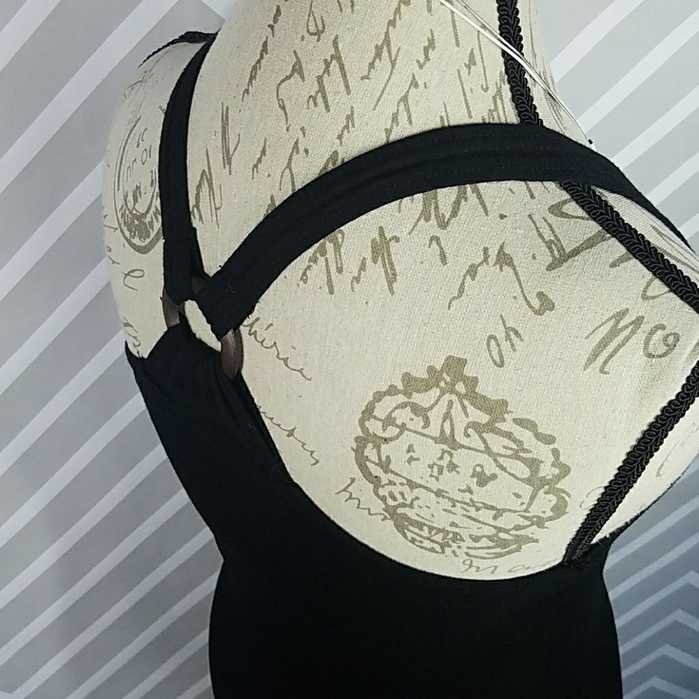 Slinky Black Summer Dress