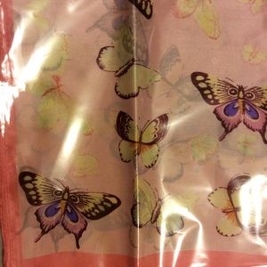 Silk scarf small size