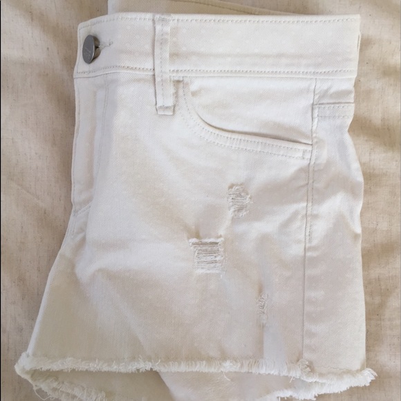 White Polka Dot Shorts - Picture 3 of 4