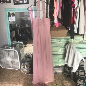 Pink prom dress