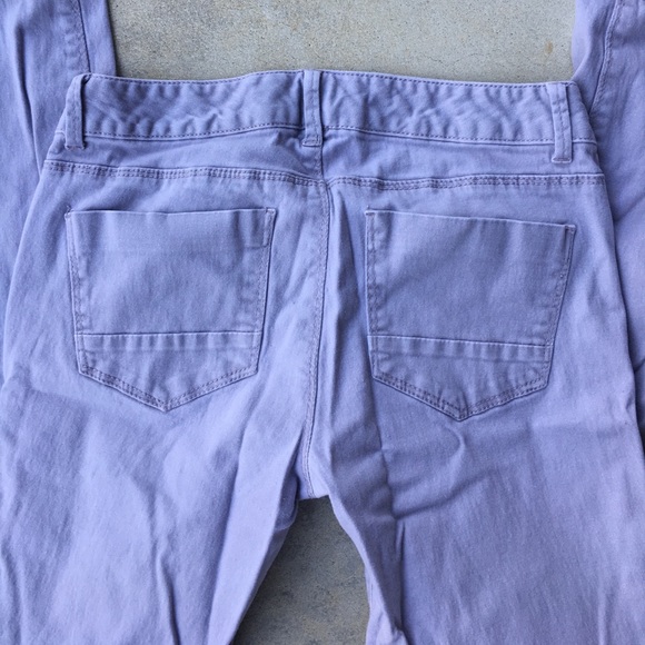 Light Purple Glitter Vanilla Star Skinny Jeans - Picture 5 of 5