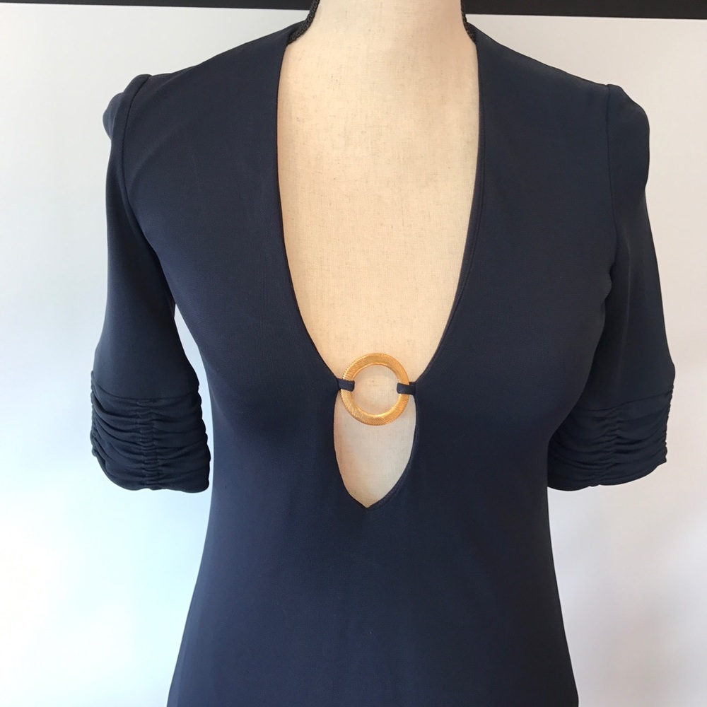 Black halo dress