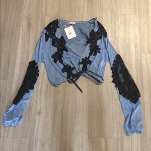 Mesh festival crop top