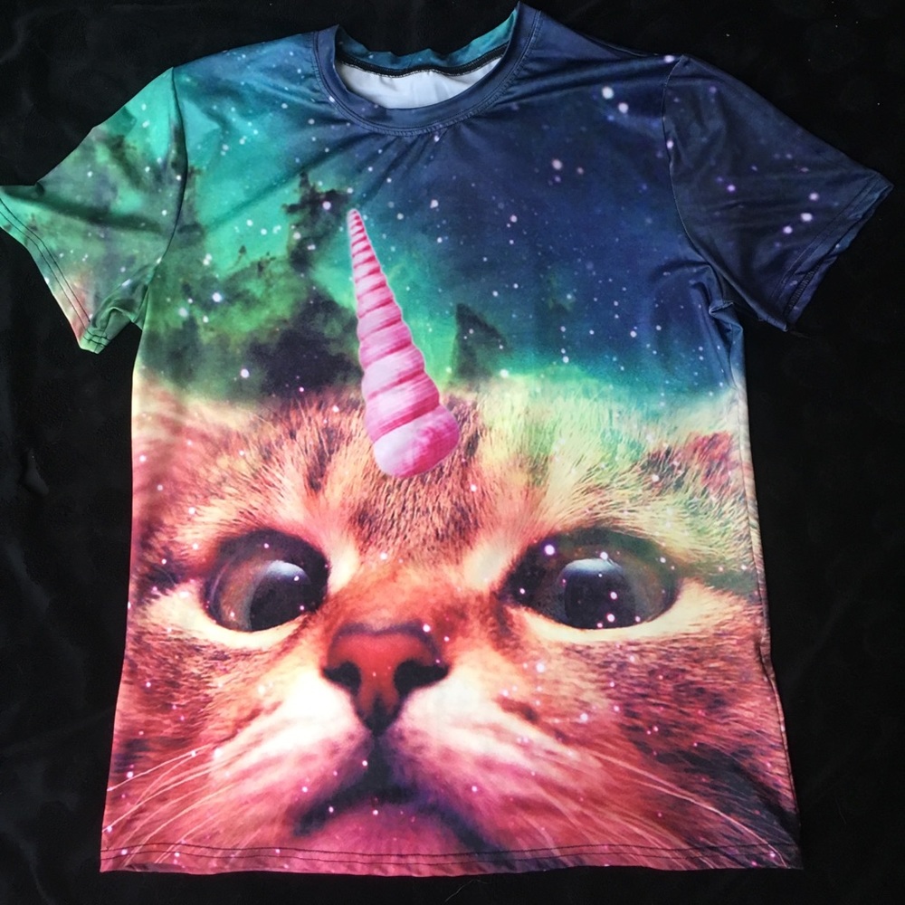 🌈 Kitty-corn Rainbow T-shirt 🌈
