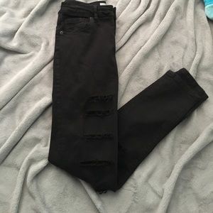 Topshop Moto Jamie Super Ripped Skinny Jeans