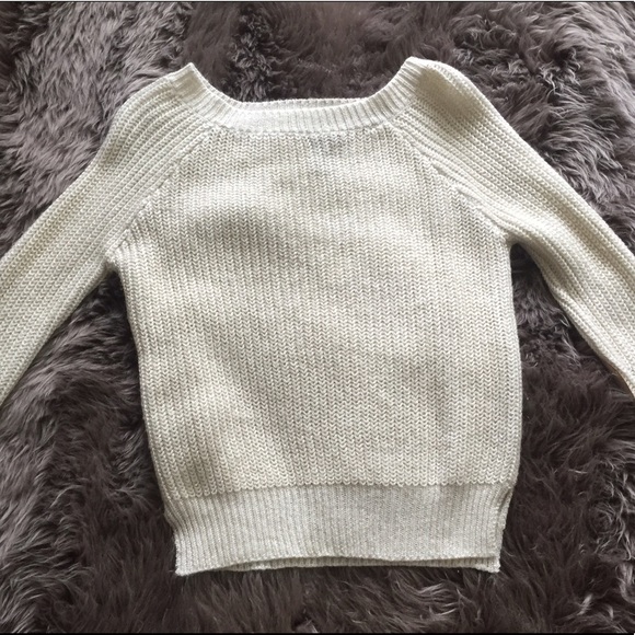 Sweater with  gold elbows  patches. - Picture 3 of 3