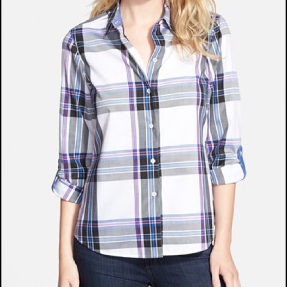 Wrinkle free button down from Foxcroft.