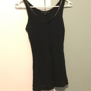 Black casual top