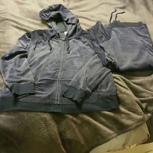 old navy velour tracksuit