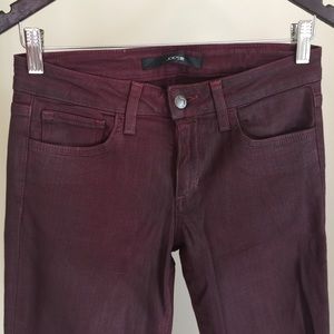 Burgundy Skinny Jeans