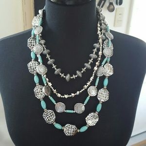 Southwest style goncho necklace