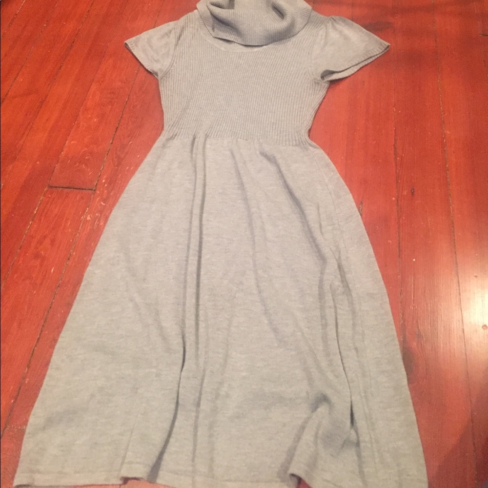 Short sleeve grey Calvin Klein sweater dress