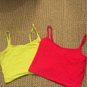 Bundle of cami crop tops