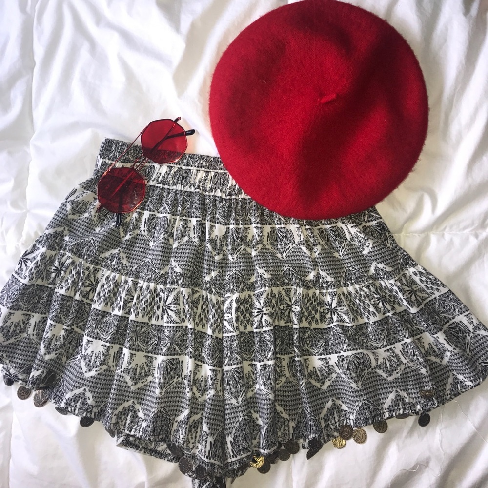 LF tribal print flowy shorts