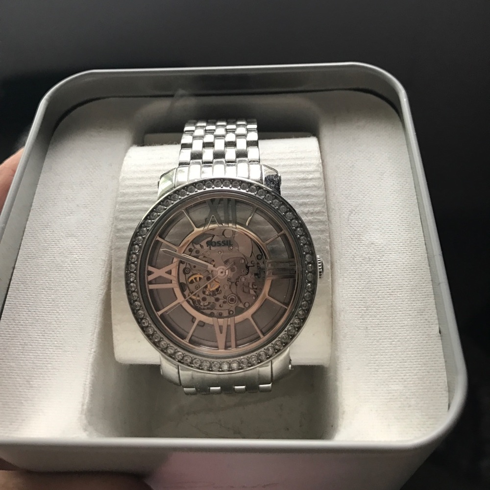 Automatic fossil watch