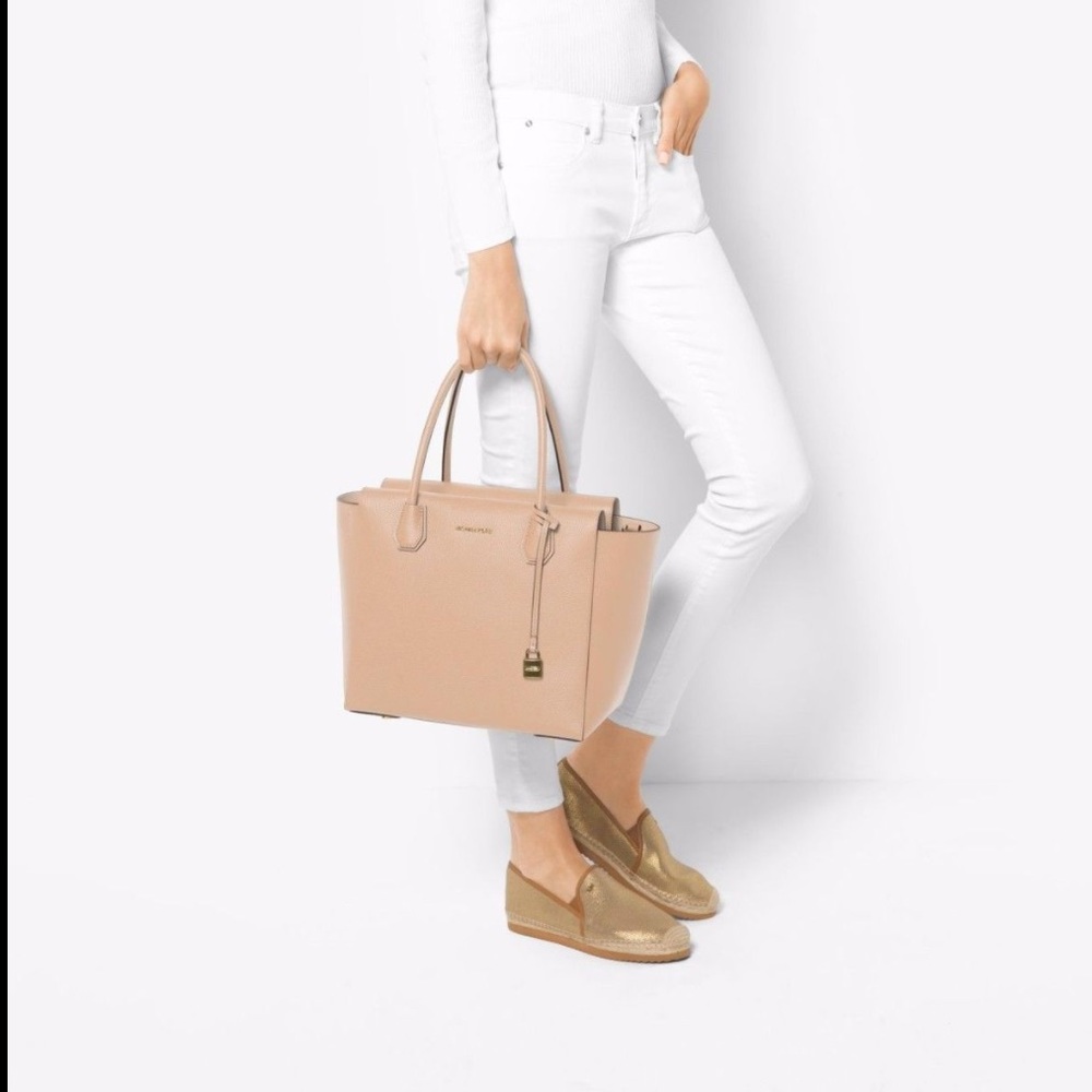 Michael Kors Studio Mercer Large Pebbled Satchel