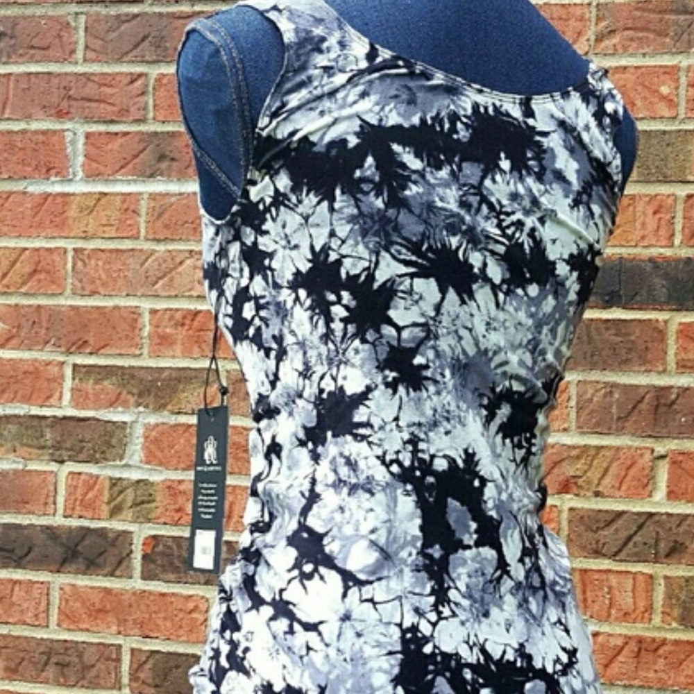 NEW ROCK & REPUBLIC Small Yoga Tie Dye Tank Top - Picture 6 of 8