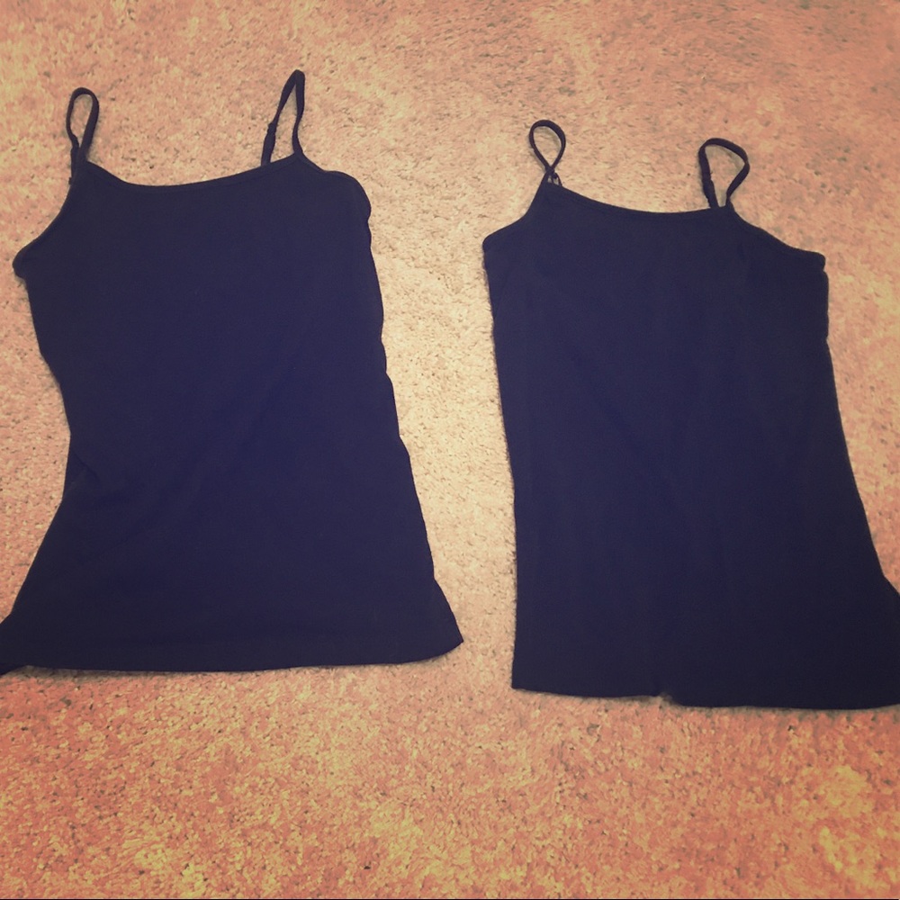 2 black cami's